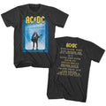 Smoke gray AC/DC t-shirt featuring Who Made Who 1986 album cover design