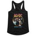AC/DC Ladies Racerback - Highway to Hell Tricolor
