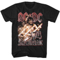 Black AC/DC t-shirt featuring Jailbreak '74 EP AC/DC design