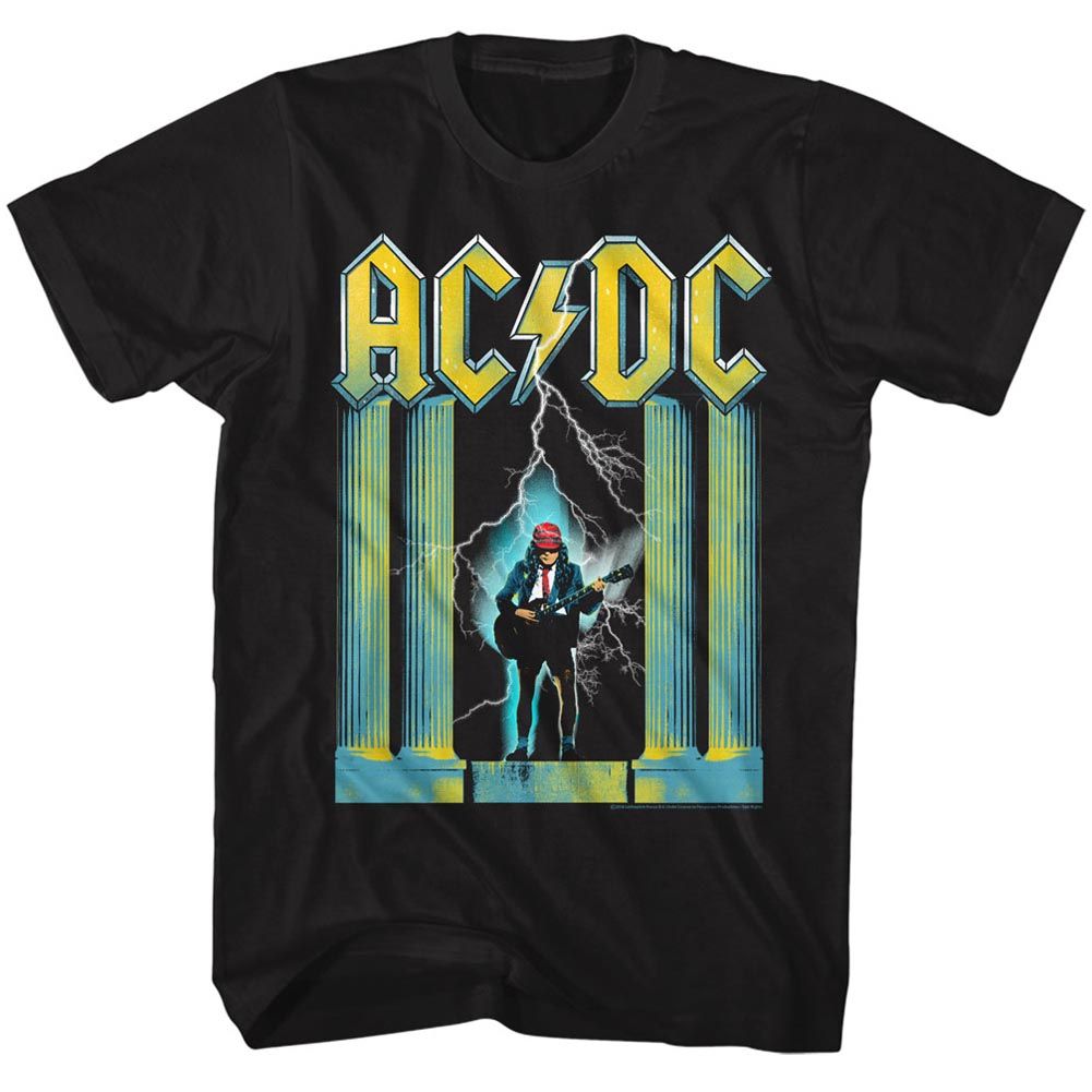 Black AC/DC t-shirt featuring Who Made Who classic vintage design