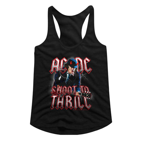 AC/DC Ladies Racerback - Shoot to Thrill