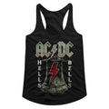 AC/DC Ladies Racerback - Hells Bells