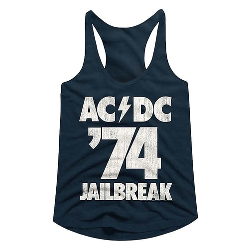 AC/DC Ladies Racerback - Jailbreak