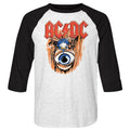 AC/DC 3/4 Raglan - Vintage Fly on Wall