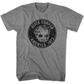 Graphite heather Alice Cooper t-shirt featuring Alice Cooper America 1973 Billion Dollar Babies tour