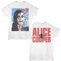 White Alice Cooper t-shirt featuring a Halfskull Trash design