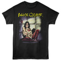 Black Alice Cooper t-shirt featuring Alice Cooper straight jacket From the Inside design