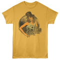 Ginger orange Alice Cooper t-shirt featuring Alice Cooper vintage top hat signature design