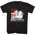 Black Amityville Horror t-shirt featuring Amityville Horror For Sale haunted real estate design