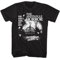 Black Amityville Horror t-shirt featuring Amityville Horror single color minimalist design