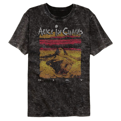 Alice in Chains Mineral Wash T-Shirt - Dirt Album Art