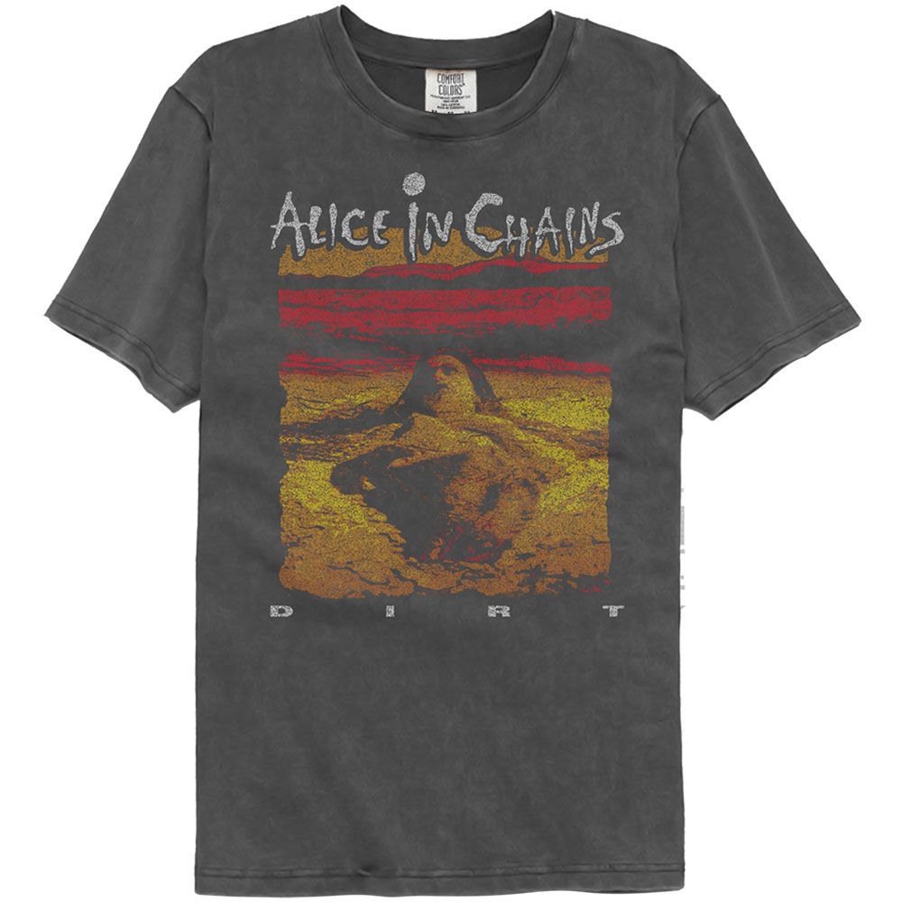 Alice in Chains Washed Black T-Shirt - Dirt Album Art
