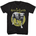 Black Alice in Chains t-shirt featuring Alice in Chains self-titled Tripod 1995 album design