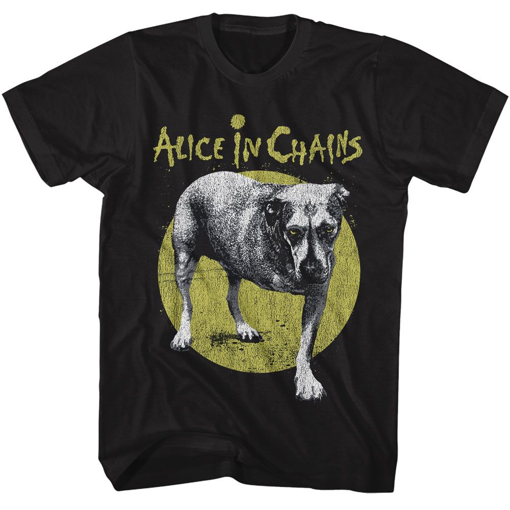 Black Alice in Chains t-shirt featuring Alice in Chains self-titled Tripod 1995 album design