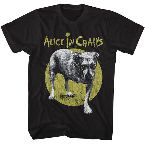 Black Alice in Chains t-shirt featuring Alice in Chains self-titled Tripod 1995 album design