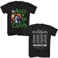 Black Alice in Chains t-shirt featuring Alice in Chains Facelift 1991 tour vintage design