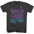 Smoke gray Alice in Chains t-shirt featuring Alice in Chains Dirt album minimalist design