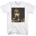 White Muhammad Ali t-shirt featuring Muhammad Ali How Are You greeting design