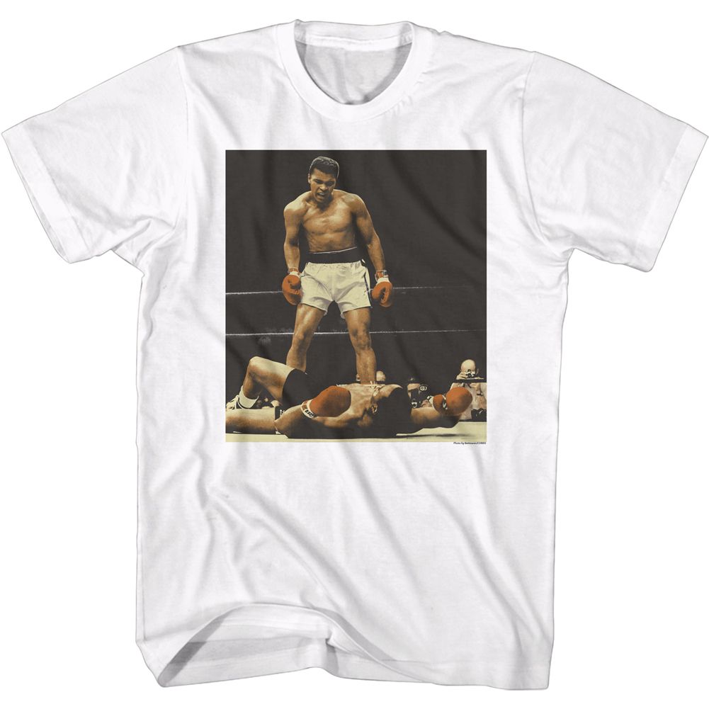 White Muhammad Ali t-shirt featuring Muhammad Ali How Are You greeting design