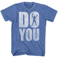 Royal blue heather Muhammad Ali t-shirt featuring Muhammad Ali Do You design