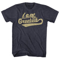 Navy heather Muhammad Ali t-shirt featuring Muhammad Ali Greatest title design