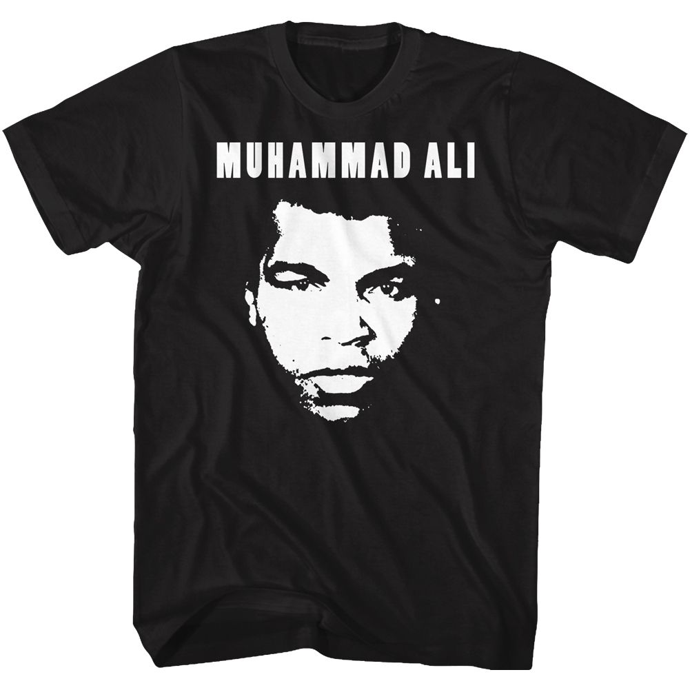 Black Muhammad Ali t-shirt featuring Muhammad Ali Of All Time GOAT design