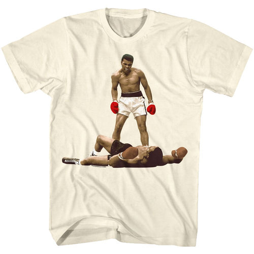 Natural Muhammad Ali t-shirt featuring Muhammad Ali I Am The Greatest quote design