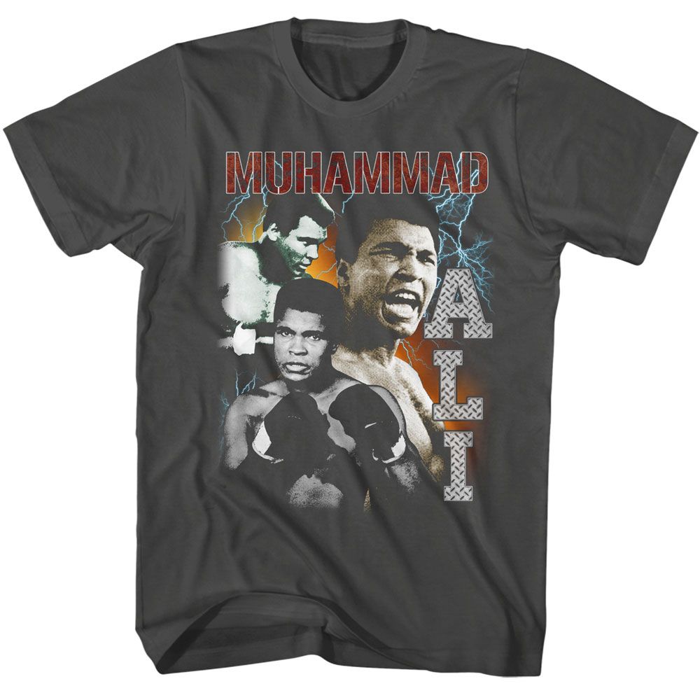 Smoke gray Muhammad Ali t-shirt featuring Muhammad Ali Bootleg vintage design