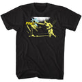 Black Muhammad Ali t-shirt featuring Muhammad Ali POW knockout punch design