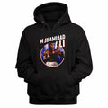Black Muhammad Ali pullover hoodie featuring a Circle Portrait design