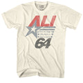 Natural Muhammad Ali t-shirt featuring Muhammad Ali Ali64 boxing legend design