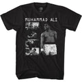 Black Muhammad Ali t-shirt featuring Muhammad Ali AliCollage design