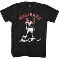Black Muhammad Ali t-shirt featuring Muhammad Ali Thresh boxing legend design