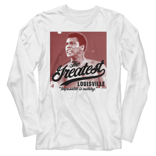 Muhammad Ali Long Sleeve T-Shirt - Impossible Is Nothing