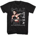 Black Muhammad Ali t-shirt featuring Muhammad Ali GOAT Champ design