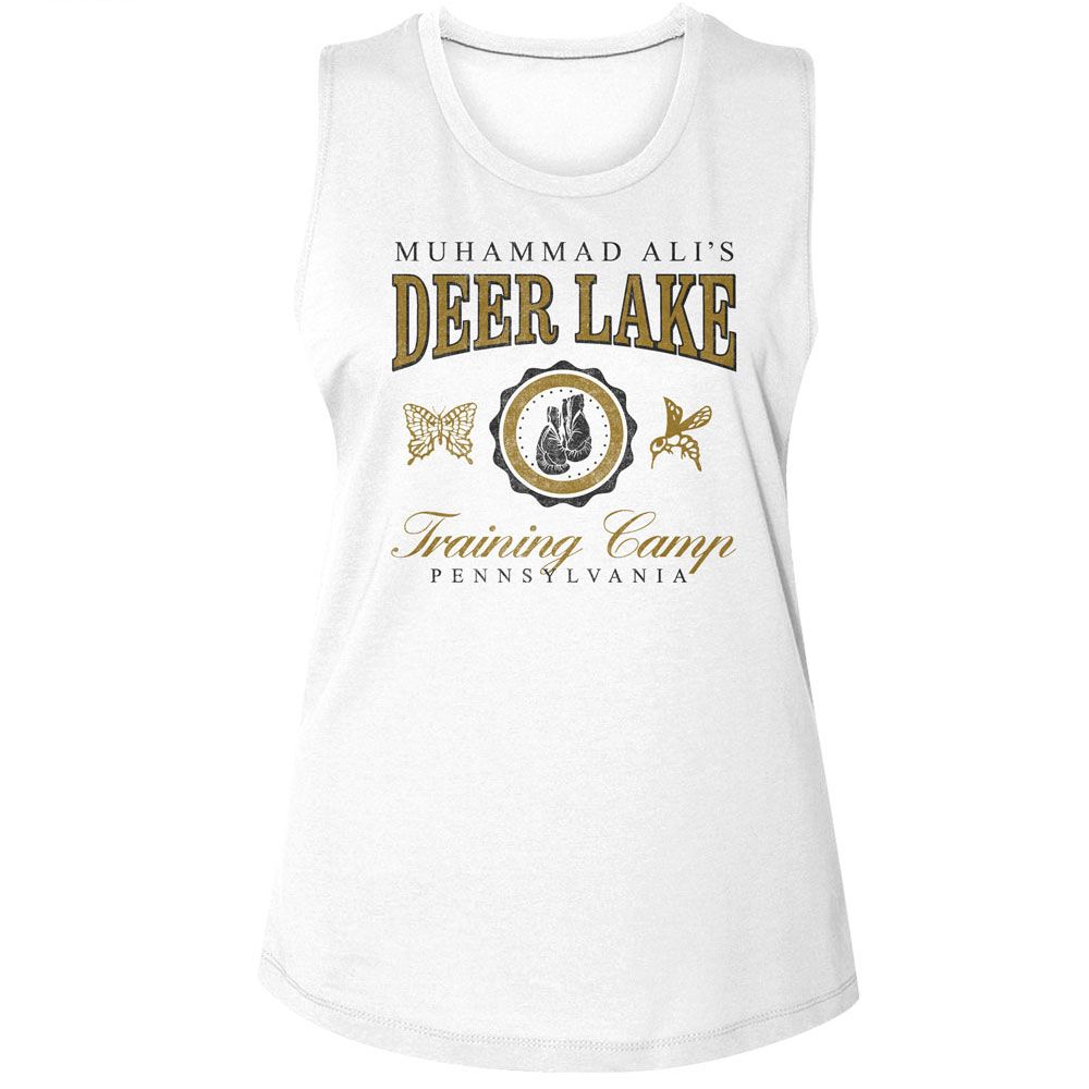 Muhammad Ali Ladies Muscle Tank - Deer Lake Varsity Vintage