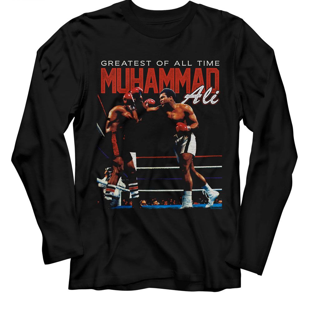 Muhammad Ali Long Sleeve T-Shirt - Fight Ring