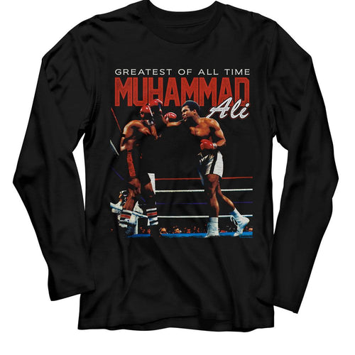 Muhammad Ali Long Sleeve T-Shirt - Fight Ring
