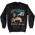 Black Muhammad Ali sweatshirt featuring Muhammad Ali The Peoples Champion design