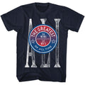 Navy Muhammad Ali t-shirt featuring Muhammad Ali Talli Goat boxing legend design