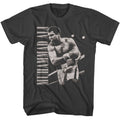 Smoke gray Muhammad Ali t-shirt featuring Muhammad Ali Fight Ring boxing design