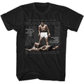 Black Muhammad Ali t-shirt featuring Muhammad Ali Iatg boxing legend design