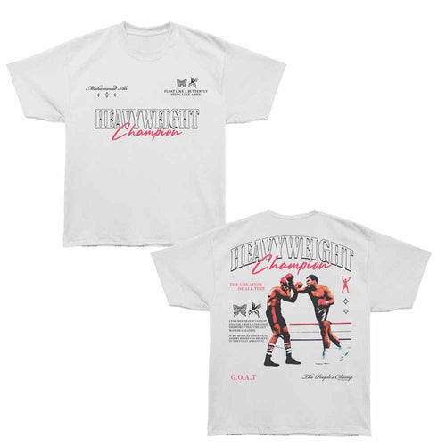 Muhammad Ali Oversized T-Shirt - Heavyweight Champion F&B