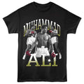 Black Muhammad Ali t-shirt featuring Muhammad Ali portrait design