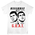 White Muhammad Ali t-shirt featuring Muhammad Ali Quotes collection design