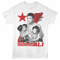 White Muhammad Ali t-shirt featuring a Double Greatest design