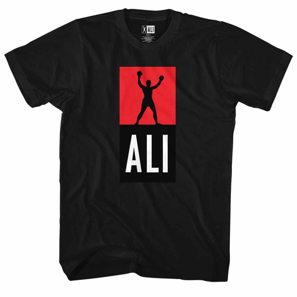 Black Muhammad Ali t-shirt featuring Muhammad Ali Ali name design