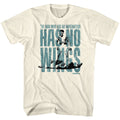 Natural Muhammad Ali t-shirt featuring Muhammad Ali Wings design