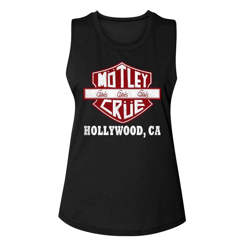 Mötley Crüe Ladies Muscle Tank - Crüe Sign