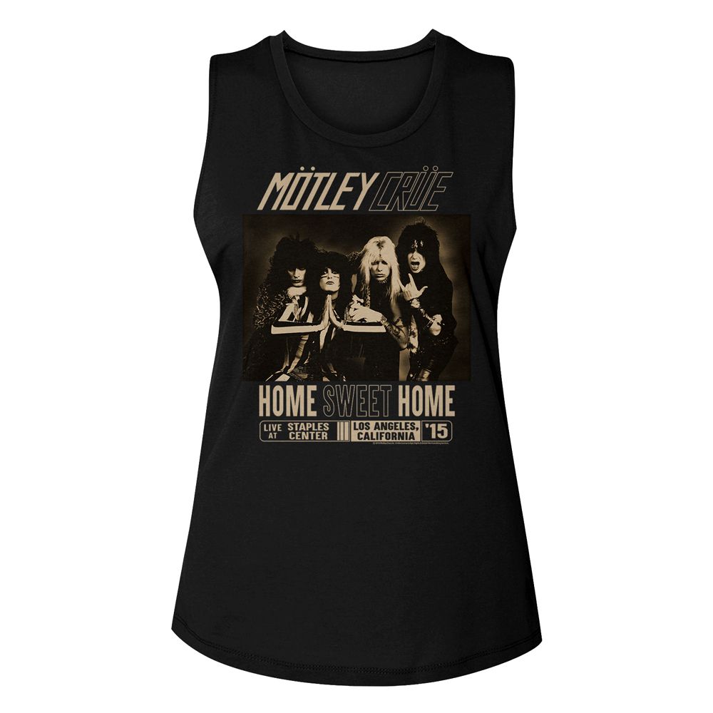 Mötley Crüe Ladies Muscle Tank - Home Sweet Home